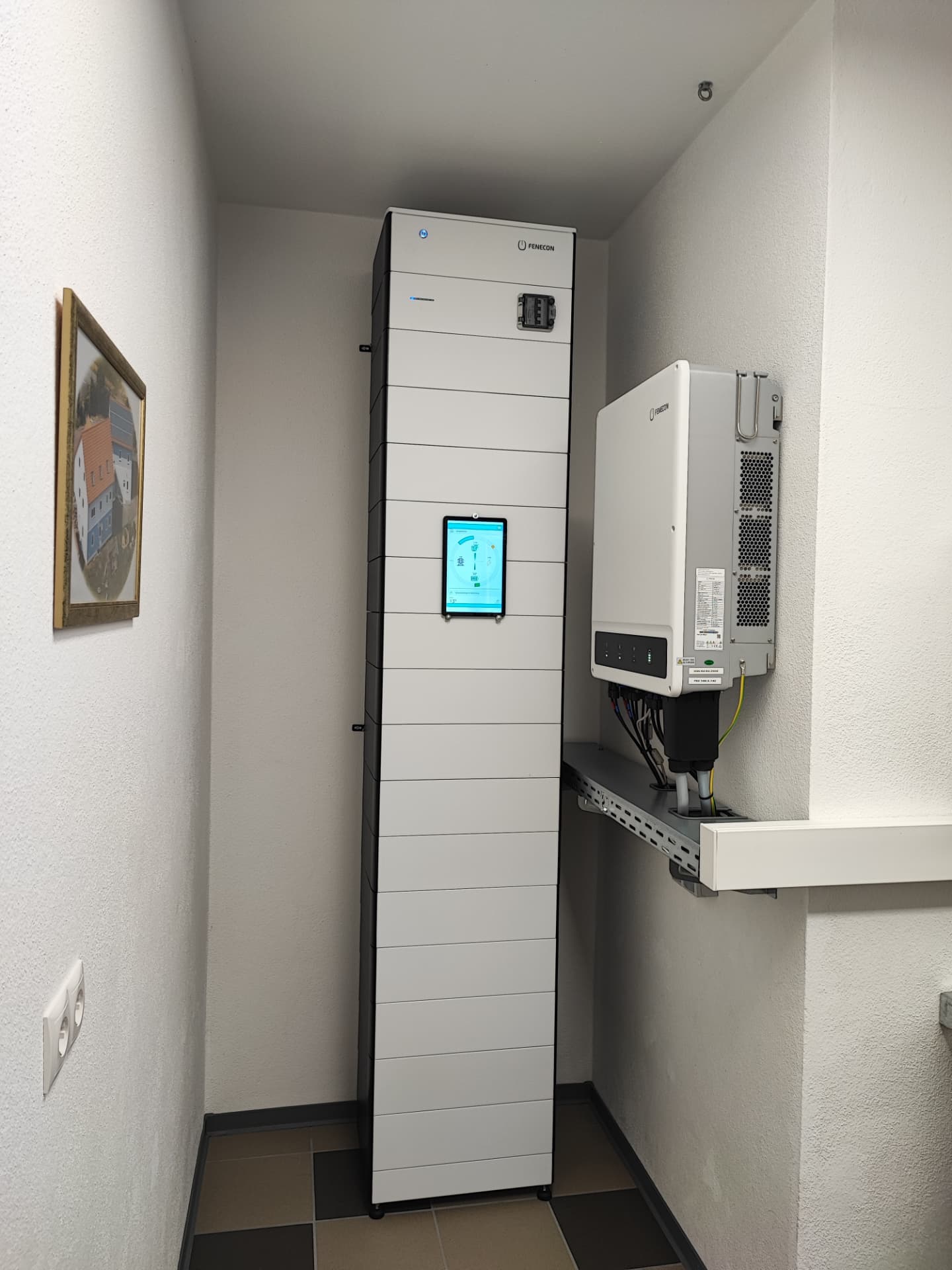 Projektbeispiel: Speicher mit Touch-Display in Ebermannstadt im Landkreis Forchheim